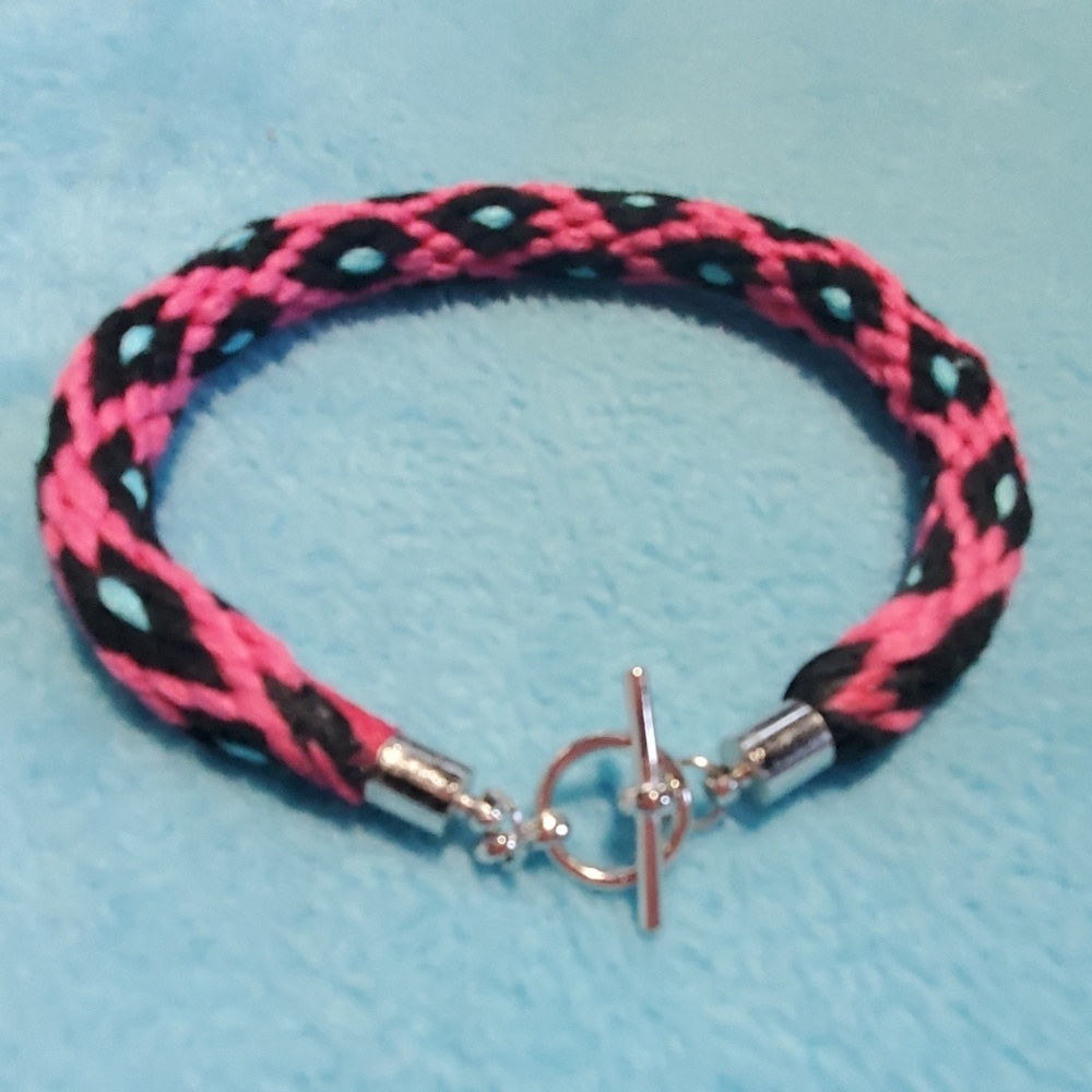 Japanese kumihimo ANKLE bracelet